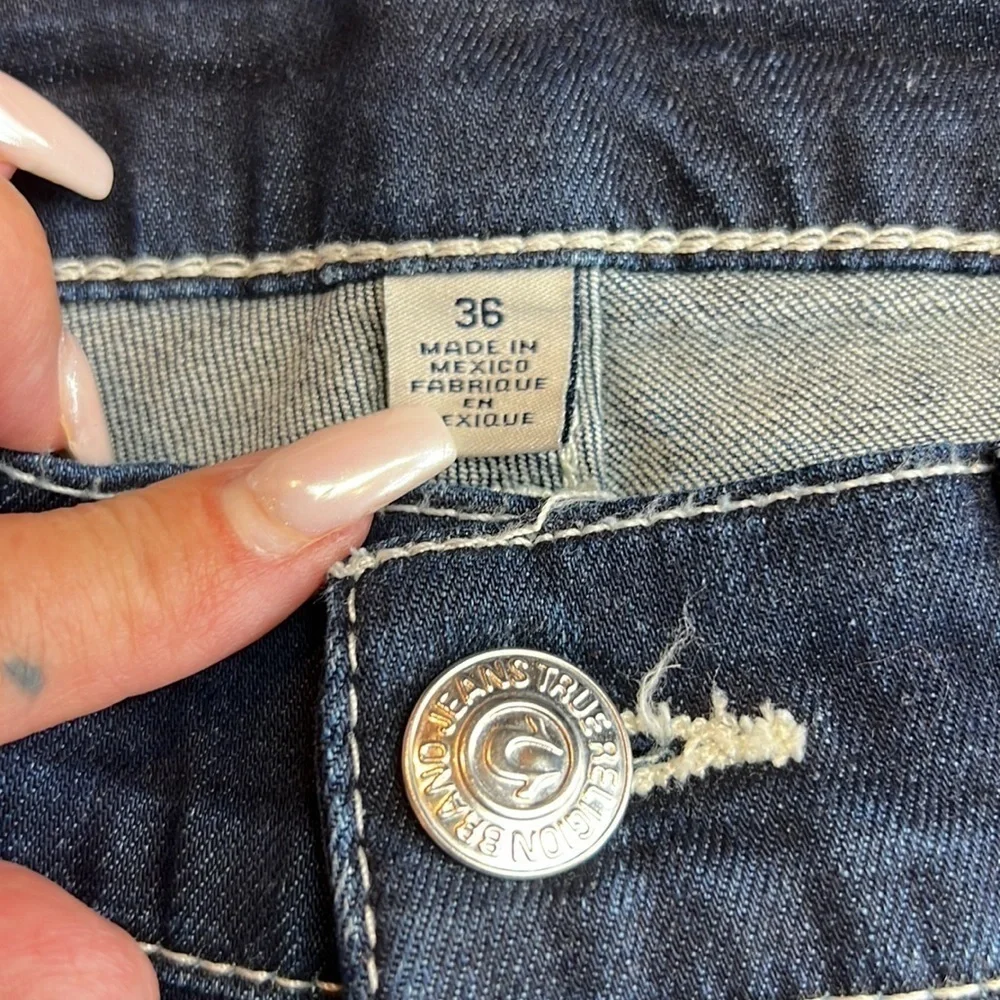 True religion slim straight faded Size 36 Jeans